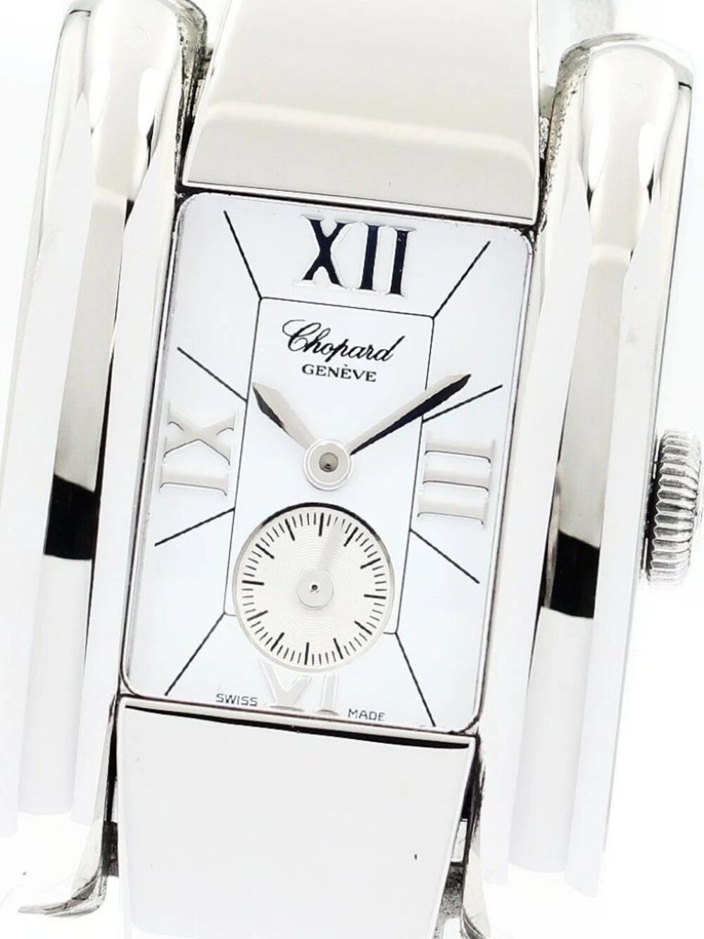 Chopard La Strada 41/8380 Small seconds white Dial Quartz Ladies Watch_912405
